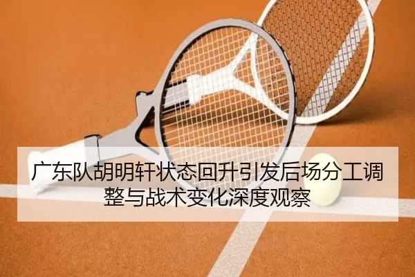 广东队胡明轩状态回升引发后场分工调整与战术变化深度观察（YaboSports）